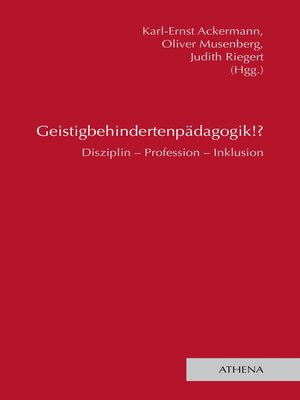 cover image of Geistigbehindertenpädagogik!?
